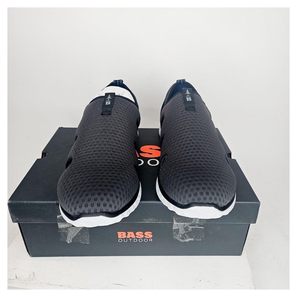 BASS OUTDOOR Men's Hex Vented Hiking Shoes  Mesh Slip-On Size 12 Blue NWT